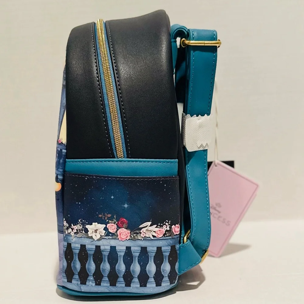 Loungefly Disney Cinderella Backpack - Blue and White - Picture 2 of 6